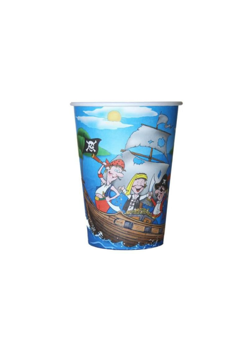 Vasos de Pirata 6 unid - Fiestas de Cumpleaños de Piratas