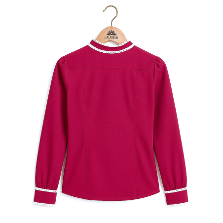 Blusa Aldeana Rosa Fucsia Mujer - Trajes regionales vascos