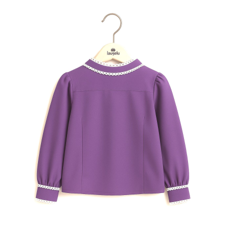 Blusa Aldeana Lila Bebe - Camisas Trajes tradicionales