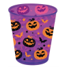 Vaso Calabazas y Murcielagos - Platos, Vasos y Decoracion de Mesa Halloween - Platos, Vasos y Decoracion de Mesa