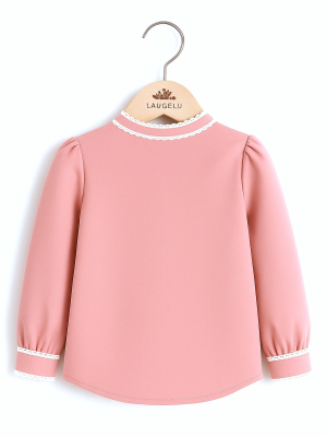 Blusa aldeana Rosa Bebe - Camisa Trajes Regionales Vascos