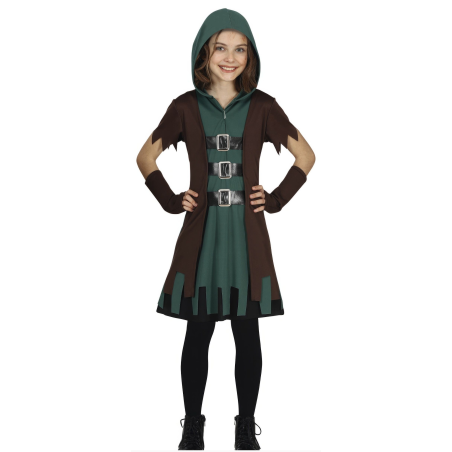 Disfraz De Arquera Vestido Infantil - Cine, Dibujos y Cuentos
