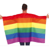 Capa De Bandera Arcoiris - Disfraces Divertidos para Hombre