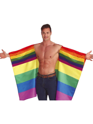 Capa De Bandera Arcoiris - Disfraces Divertidos para Hombre