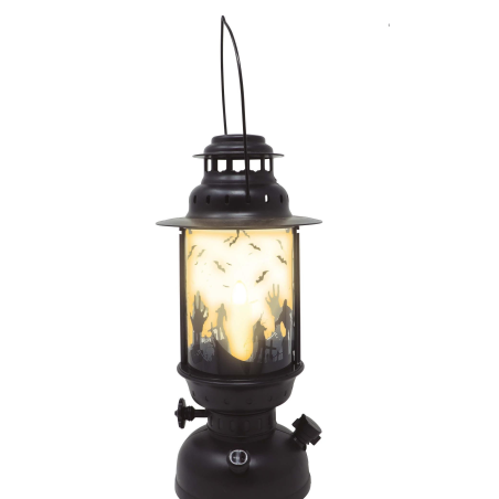 Farol Con Luz 30cms Halloween - Decoracion Halloween