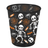 Vaso Telarañas y Esqueletos - Platos, Vasos y Decoracion de Mesa Halloween - Platos, Vasos y Decoracion de Mesa