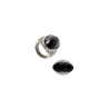 Anillo Gotico Con Piedra Negra - Complementos Disfraces Halloween - Accesorios Halloween