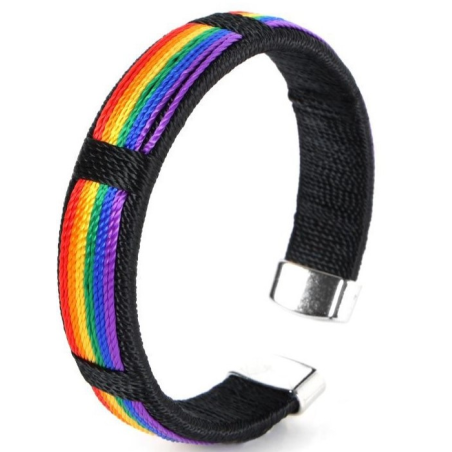 Pulsera Arcoiris de Hilo - Complementos Orgullo Gay - Dia Del Orgullo Gay