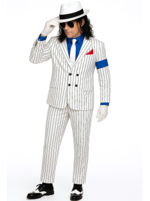Disfraz de Michael Jackson Traje blanco Hombre - Disfraces Cantantes y famosos