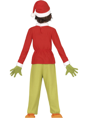 Disfraz De El Grinch Para Niño - Disfraces Navidad - Disfraces Navideños para Niños