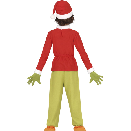 Disfraz De El Grinch Para Niño - Disfraces Navidad - Disfraces Navideños para Niños