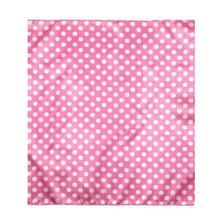 Pañuelo de Lunares Rosa y Blanco - Complementos para Disfraces