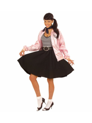 Falda años 50 Negra - Disfraces de Grease para Mujer