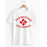 Camiseta San Fermin Lauburu Blanca Hombre - Trajes Regionales - Camisas y Camisetas Regionales Hombre