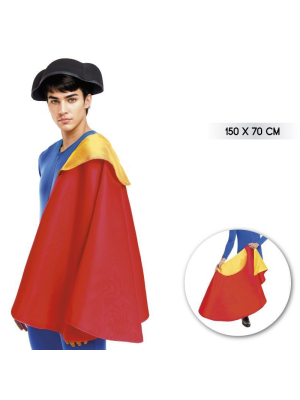 Capote de Torero Rojo Grande - Disfraces Flamecos y Sevillanas