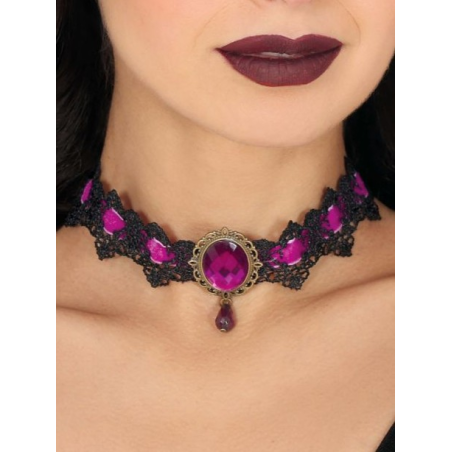 copy of Gargantilla Con Calaveras Y Rosas