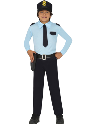 Disfraz De Policia Azul Infantil - Disfraces policias niños