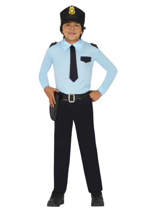 Disfraz De Policia Azul Infantil - Disfraces policias niños