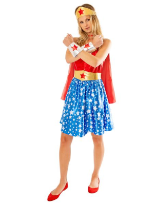 Disfraz de Wonder Woman para Mujer - Disfraces Superheroes - Disfraces de Superheroinas para Mujer