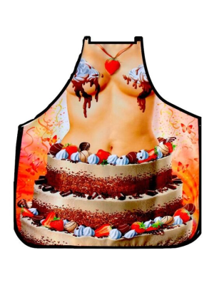 Delantal Tarta  Mujer - Camisetas y Delantales para Despedidas
