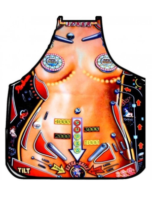 Delantal Pinball Mujer - Camisetas y Delantales para Despedidas