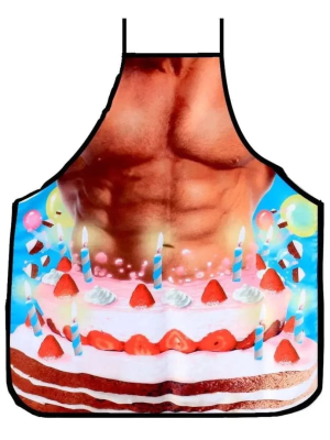Delantal Tarta  Hombre - Camisetas y Delantales para Despedidas