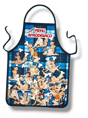 Delantal Tarta Menu Afrodisiaco - Camisetas y Delantales para Despedidas