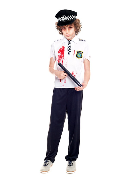 Disfraz de Policia Zombie para Niño - Disfraces Halloween Zombies
