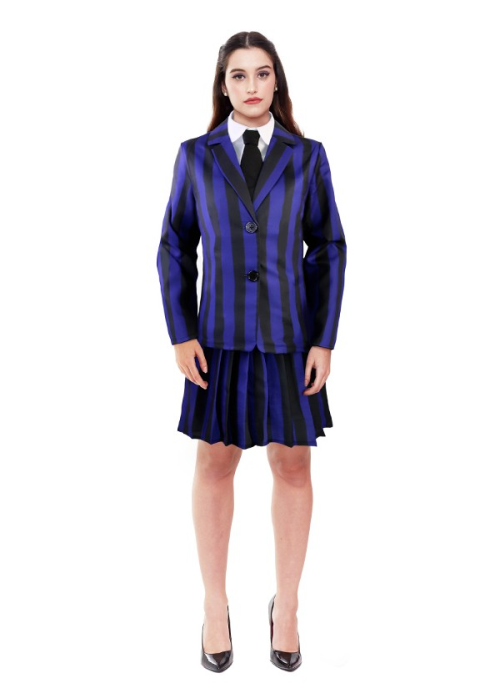 Disfraz de Miércoles Amiga Uniforme para Mujer - Disfraces de la Familia Addams