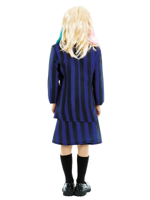 Disfraz de Miércoles Uniforme para Niña - Disfraces de la Familia Addams - Disfraces Familia de Terror Infantiles