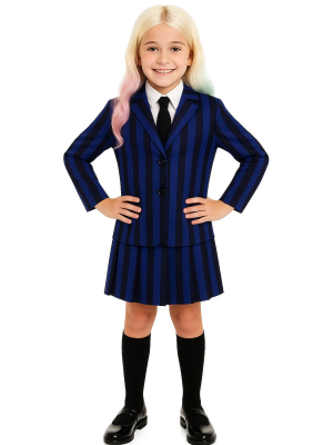Disfraz de Miércoles Amiga Uniforme Enid Sinclair - Disfraces de la Familia Addams niñas