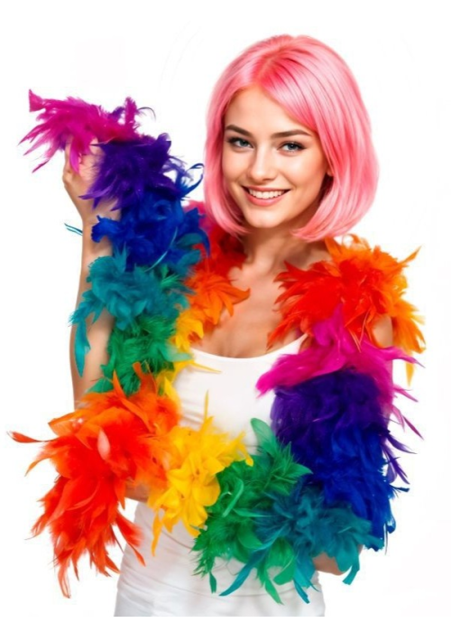 còpia de Boa Plumas Arcoiris