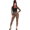 Disfraz De Rockera Amy Winehouse Con Peluca - Disfraces Pin Up