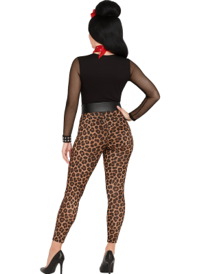 Disfraz De Rockera Amy Winehouse Con Peluca - Disfraces Pin Up
