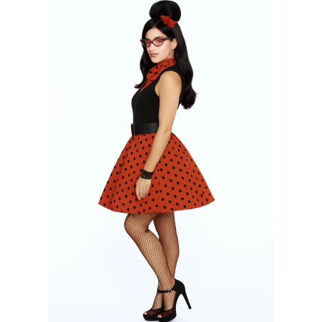 Disfraz De Rockera Amy Winehouse Con Peluca - Disfraces Pin Up
