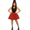 Disfraz De Rockera Amy Winehouse Con Peluca - Disfraces Pin Up