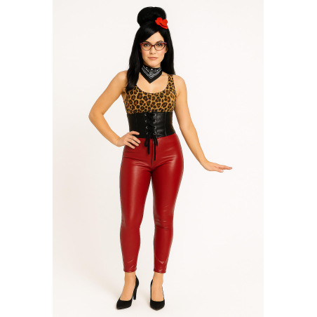 Disfraz De Rockera Amy Winehouse Con Peluca - Disfraces Pin Up