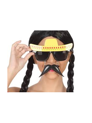 Gafas Sombrero Mexicano y Bigote - Inicio
