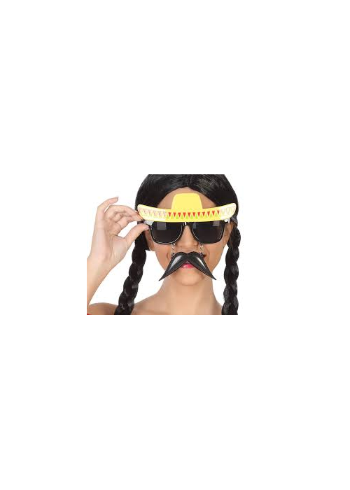 Gafas Sombrero Mexicano y Bigote - Inicio