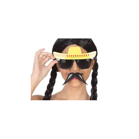 Gafas Sombrero Mexicano y Bigote - Inicio