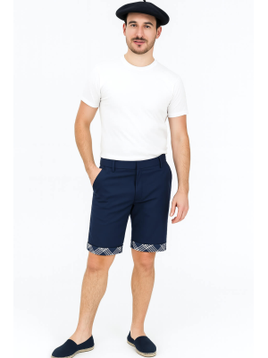 Pantalon Mahon Cuadros Corto Adulto - Pantalones arrantzale fiestas - Euskal Jantziak