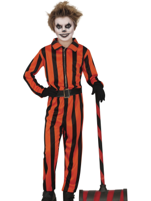 Disfraz de Arlequin Prisionero Infantil - Disfraces Halloween Payasos - Disfraces de Payasos Siniestros Infantiles