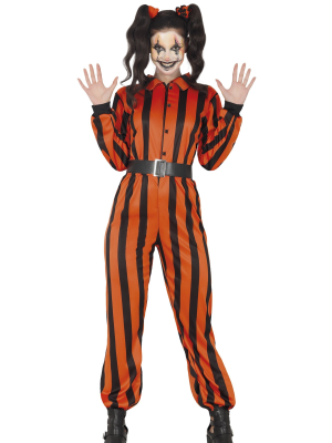 Disfraz de Arlequina Prisionera para Mujer - Disfraces Halloween Payasos