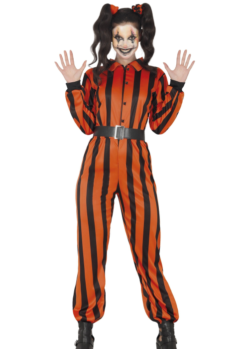 Disfraz de Arlequina Prisionera para Mujer - Disfraces Halloween Payasos