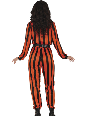 Disfraz de Arlequina Prisionera para Mujer - Disfraces Halloween Payasos