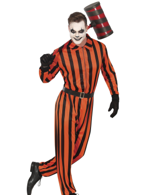Disfraz de Arlequin Prisionero para Hombre - Disfraces Halloween Payasos Adultos