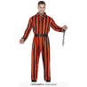 Disfraz de Arlequin Prisionero para Hombre - Disfraces Halloween Payasos - Disfraces de Payasos Siniestros para Hombre