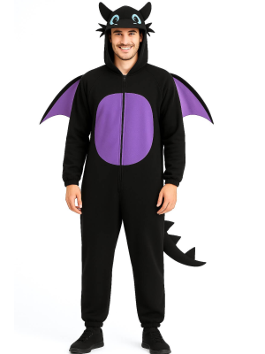 Disfraz de Dragon Negro hombre - Disfraces Como Entrenar a tu Dragon - Desdentado - Toothlees