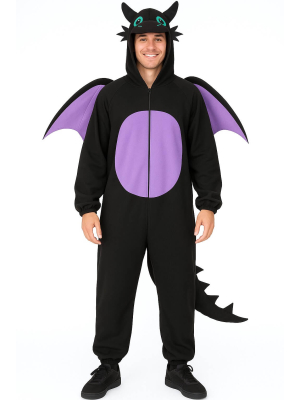 Disfraz Pijama de Dragon Negro hombre - Disfraces Como Entrenar a tu Dragon - Desdentado - Toothlees