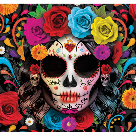 Servilletas de Catrina Colorida 20 unidades - Decoracion de Mesa Halloween